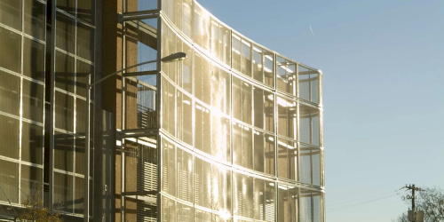 Building With Grilles Screens