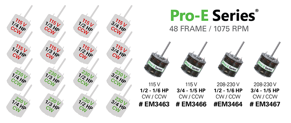 Pro Series 48 Frame 1075 RPM