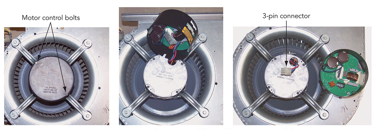 Separating the motor control from the motor module