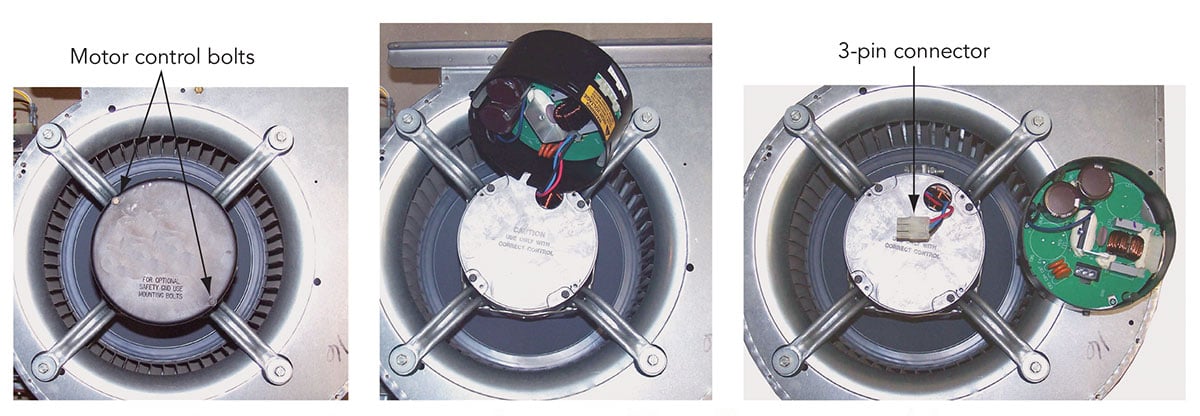 Separating the motor control from the motor module