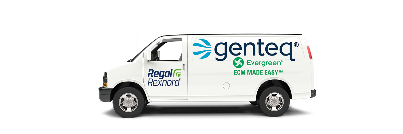 Regal Rexnord Genteq Evergreen ECM Truck