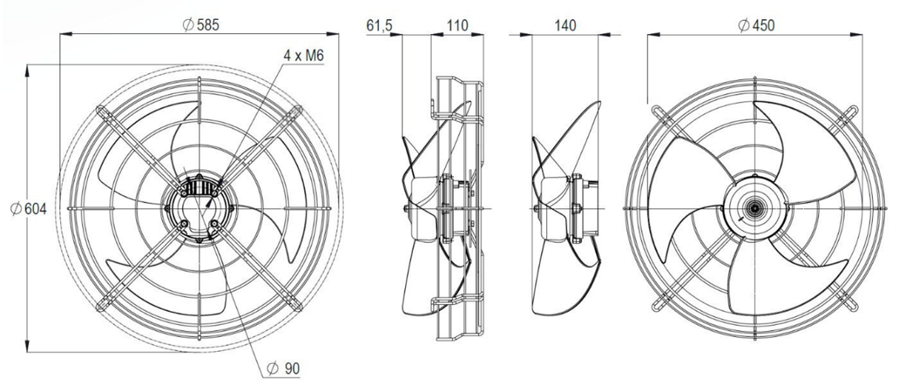 DIMENSIONS SILEN450-1