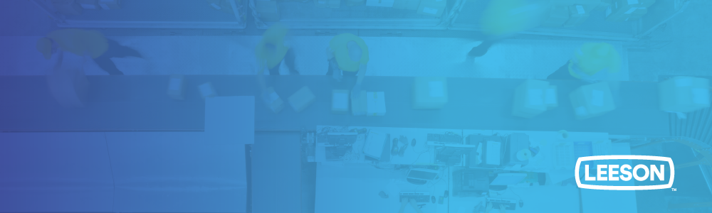 image of factory with people in a yellow hat