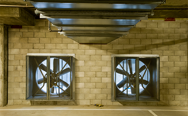 two ventilation fans