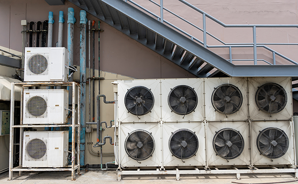 Fan array systems outside