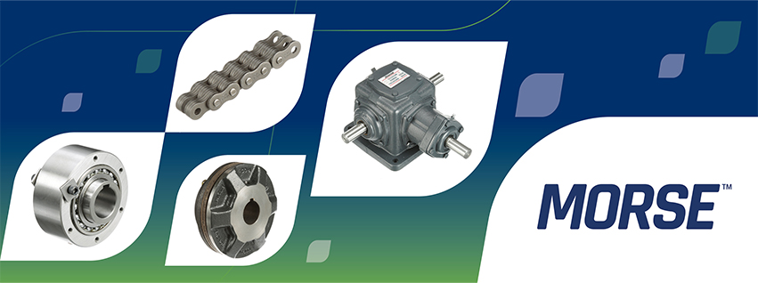 Morse brand banner with products