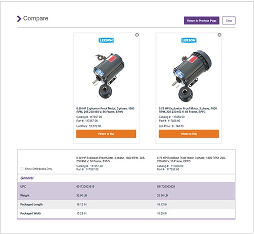 Product Comparison