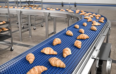 Rexnord 505 Series Spiral Cage Belt_croissant application