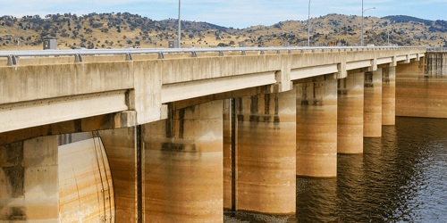 Long Bridge Over a River