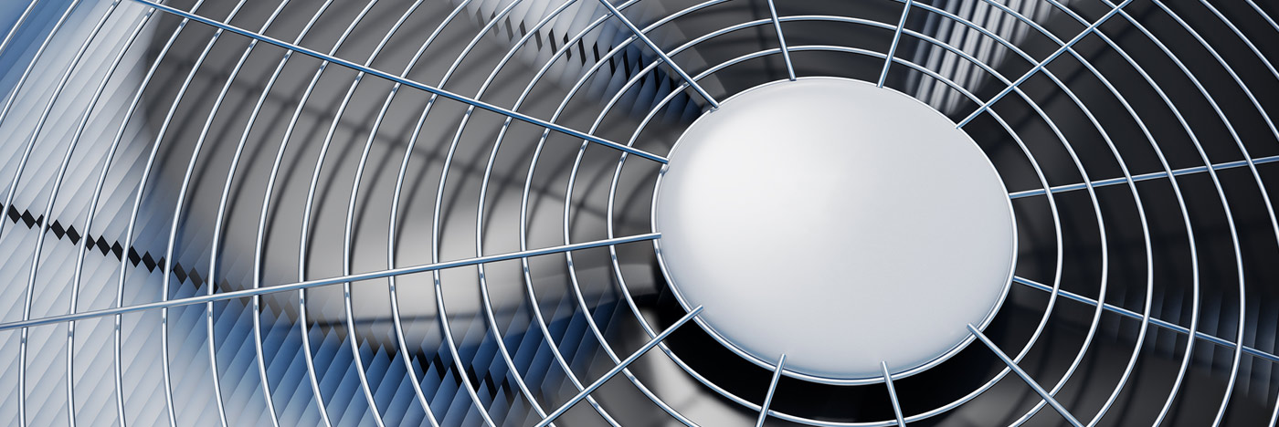 Header image of spinning fan, closeup