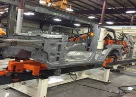 Vehicular body assembly line