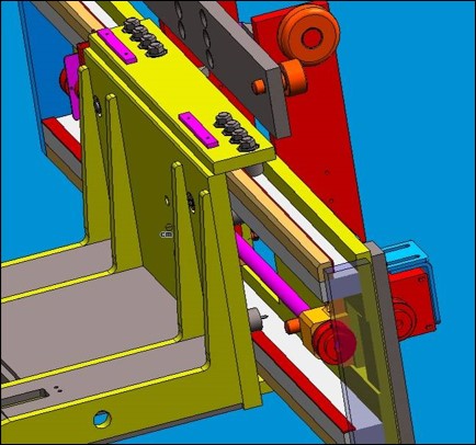 Stud type followers in fork lift application 