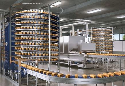 6400 Spiral Belt in Bakery