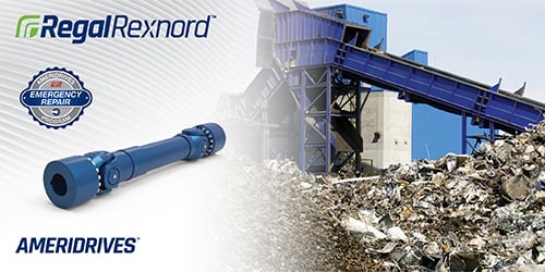 Maximizing Uptime: Ameridrives™ Universal Joint Rebuild and Repair Services for Metal Shredder Facilities