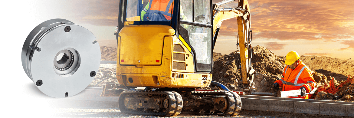 Industrial Digger with Warner Electromagnetic Brake