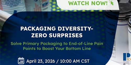 Packaging Diversity, Zero Surprises - Solve Primary Packaging to End of Line Pain Points to Boost Your Bottom Line
