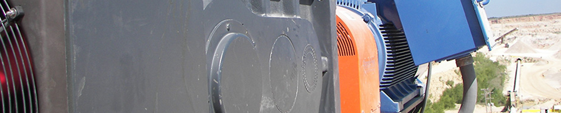 Gear drive housing banner