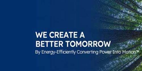 Feature image for We Create a Better tomorrow featuring text on blue gradient background.