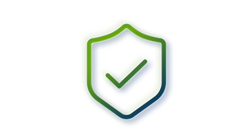 badge with checkmark-excellent product stability icon