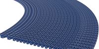 Rexnord 6400 Series KleanTop Plastic Spiral Cage Conveyor Belts