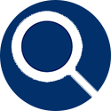 magnifying-glass-solid icon_white on blue