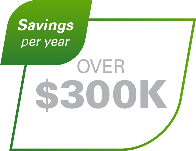 Powertrain $300K Savings Image