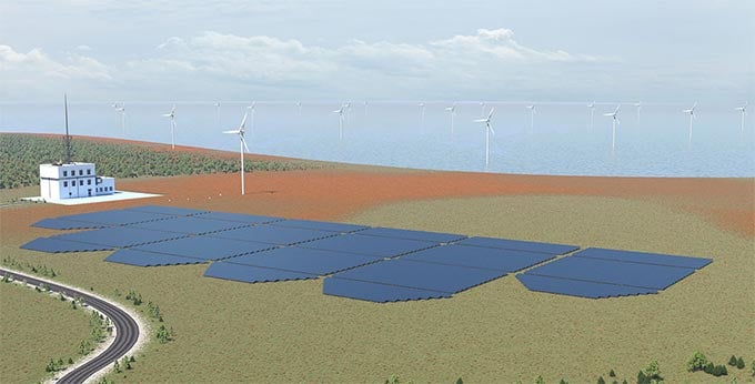 Power Generator Solar and Wind Innovation
