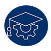 Falk School_cap and gear icon