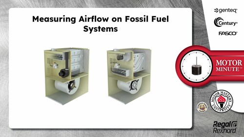 Measuring Airflow on Fossil Fuel Systems