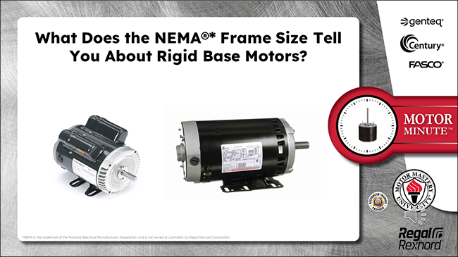 What Does NEMA Frame Size Tell You About Rigid Base Motors