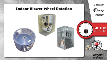 Indoor Blower Wheel Rotation