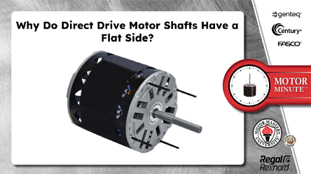 Why Do Direct Drive Motor Shafts Have a Flat Side