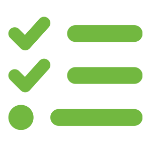 Green Access Checklist Icon