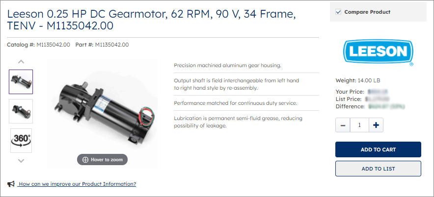 Product Listing