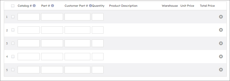Quick Order