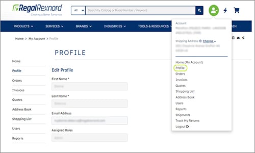 Account Profile