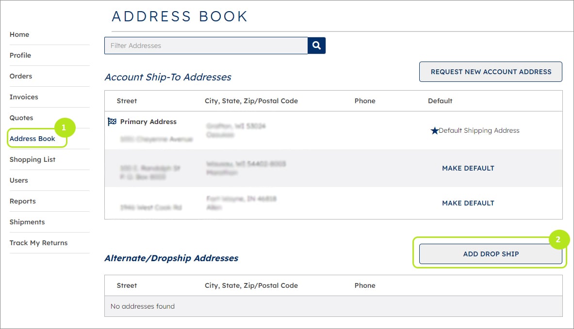 address management