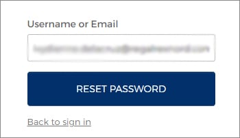 Reset Password