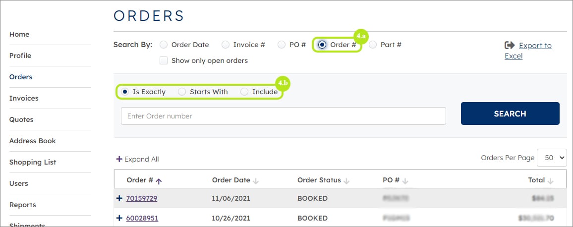 Orders