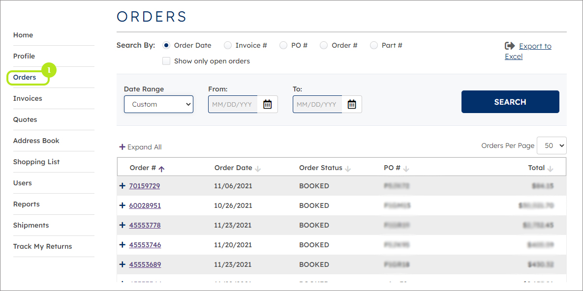 Orders