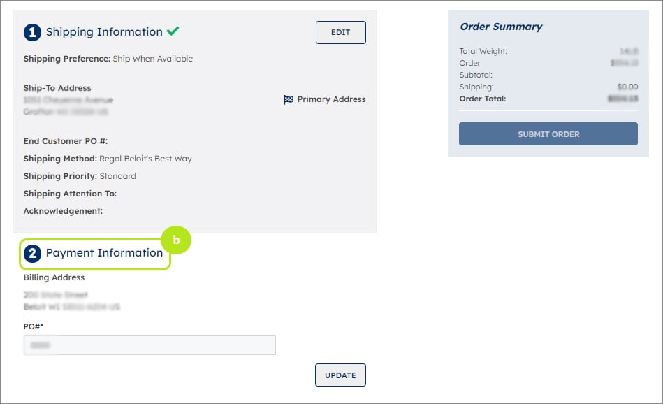 Payment Information