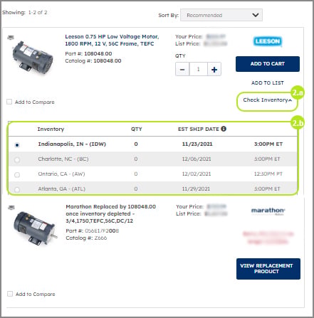Inventory Availability